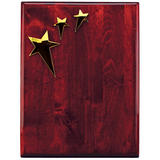 Плакетка; 22,8х30,5х2,9 см; дерево, металл; лазерная гравировка