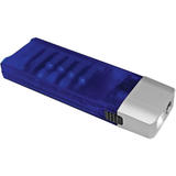 Фонарик и отвертки; синий с серебристым; 9,8х3,2х1,8 см; тампопечать